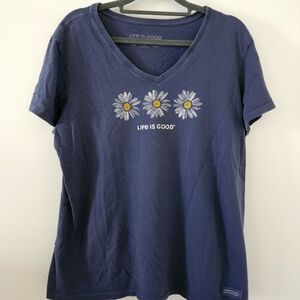 Women's Size LG Life is Good Thrusher T-Shirt